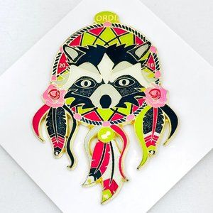 Destination Imagination Racoon Enamel Lapel/Tac Pin, Orgeon.